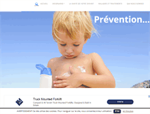 Tablet Screenshot of maladies-infantiles.com